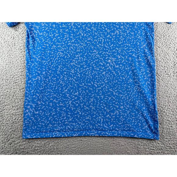 Nike Shirt Mens Medium Blue Athletic Stretch Fit Tee Crew Neck Short Sleeve - Picture 3 of 11